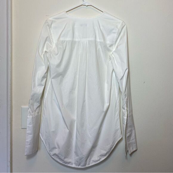 EQUIPMENT Classic Button Down Cufflink Shirt White Sz Small - Picture 8 of 8